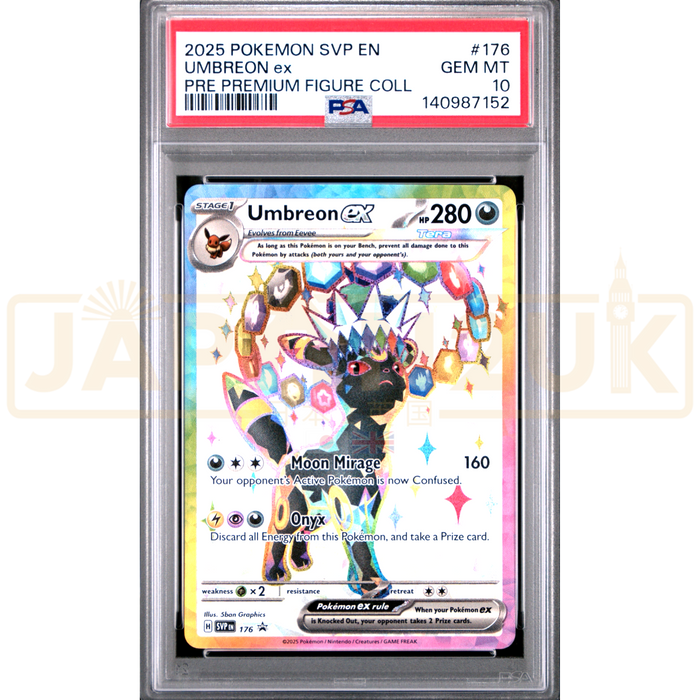 Pokemon Umbreon ex Holo Promo SVP EN 176 English Graded Card PSA 10 #140987152