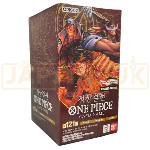 One Piece Paramount War OPK-02 Korean Booster Box Japan2UK One Piece Paramount War OPK-02 Korean Booster Box Japan2UK