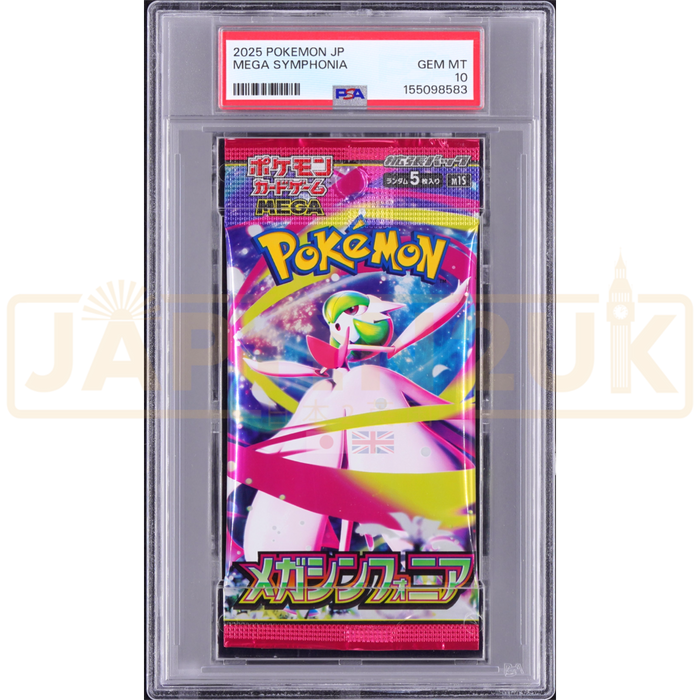 Pokemon Mega Symphonia m1S Japanese Graded Booster Pack PSA 10 #155098583