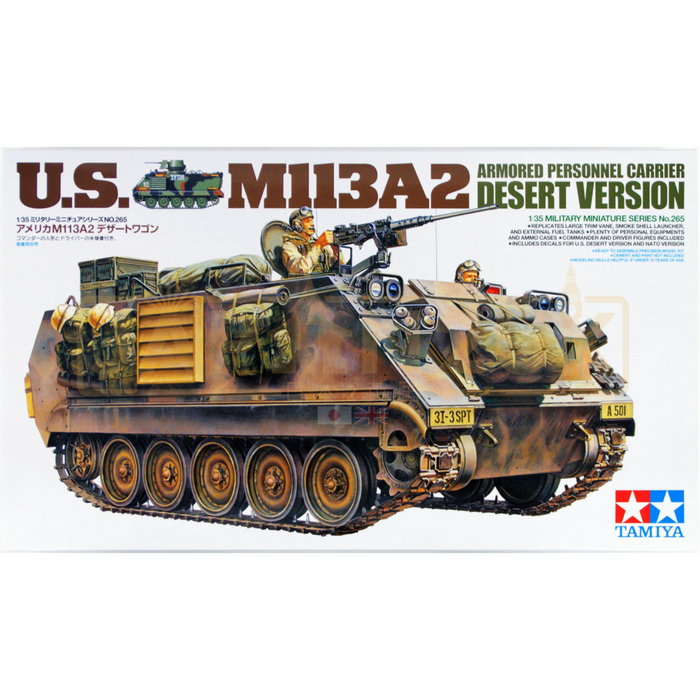 Tamiya Military - US M113A2 Armored Personnel Carrier Desert Version - 1/35 - Model Kits