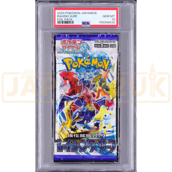 Pokemon Raging Surf sv3a Japanese Graded Booster Pack PSA 10 #155098532