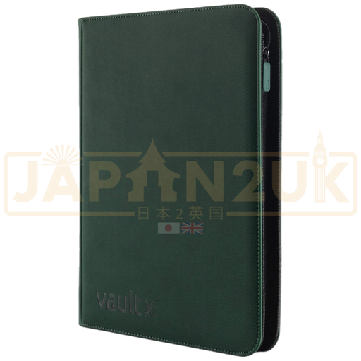 Vault X - 9-Pocket Exo-Tec® - Zip Binder - Forest Green