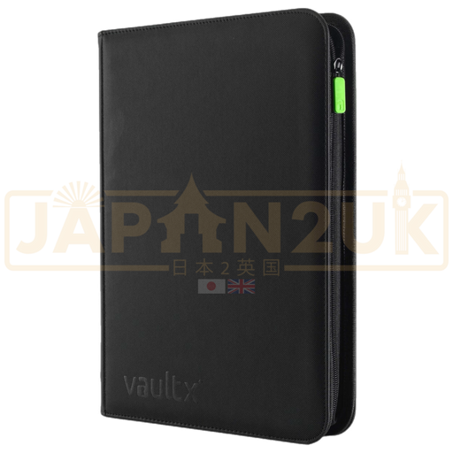 Vault X - 9-Pocket Exo-Tec® - Zip Binder - Black