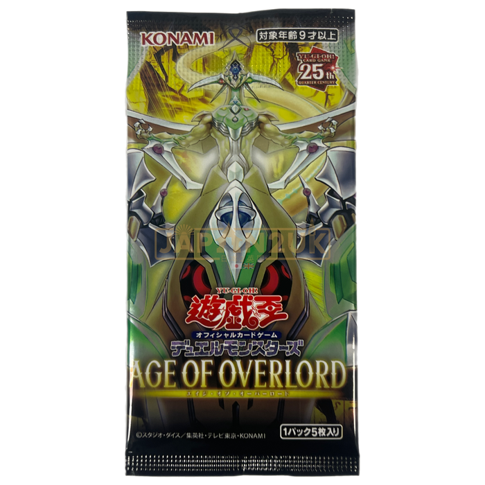 Yu-Gi-Oh! Age Of Overlord CG 1890 Japanese Booster Pack