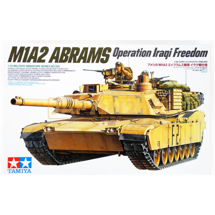 Tamiya Military - MIA2 Abrams Operation Iraqi Freedom - 1/35 - Model Kit