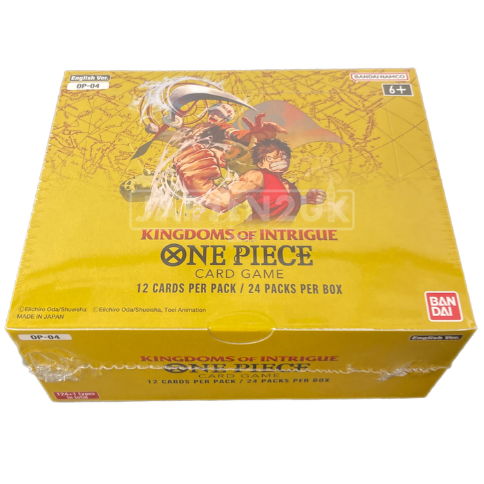 One Piece Kingdoms Of Intrigue OP-04 English Booster Box