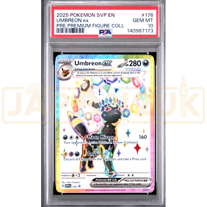 Pokemon Umbreon ex Holo Promo SVP EN 176 English Graded Card PSA 10 #140987173