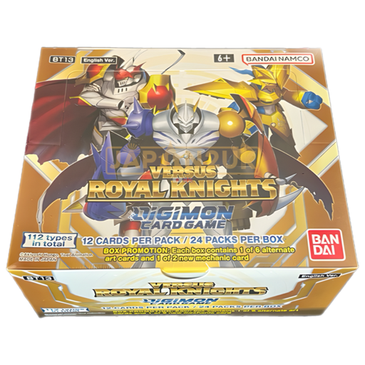 Digimon Versus Royal Knights BT13 English Booster Box Digimon Versus Royal Knights BT13 English Booster Box