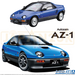 Aoshima Autozam Mazda PG6SA AZ-1 ’92 06152 1/24 Scale Model Kit