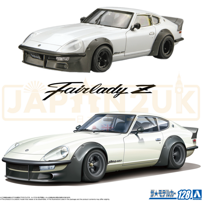 Aoshima Nissan S30 FairladyZ Aero Custom Ver.2 ’75 06101 1/24 Scale Model Kit