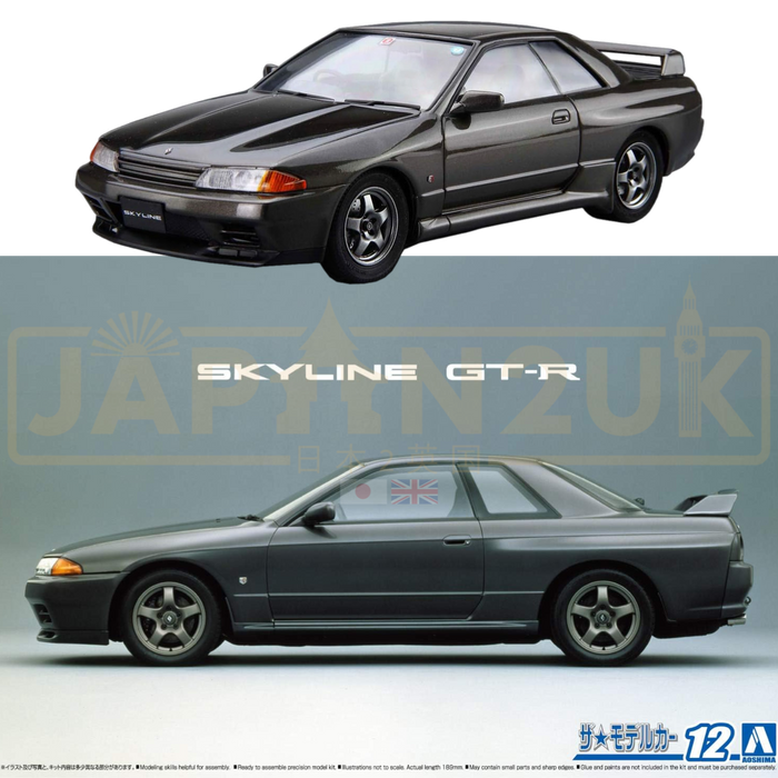 Aoshima Nissan Skyline BNR32 GT-R '89 06143 1/24 Scale Model Kit
