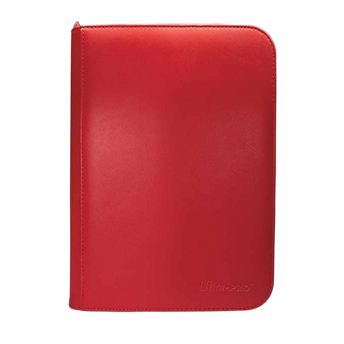 Ultra Pro - 4-Pocket Zippered Pro Binder - Red