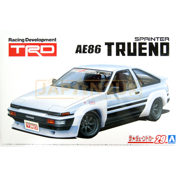 Aoshima - TRD AE86 Trueno Sprinter 1/24 - Model Kit