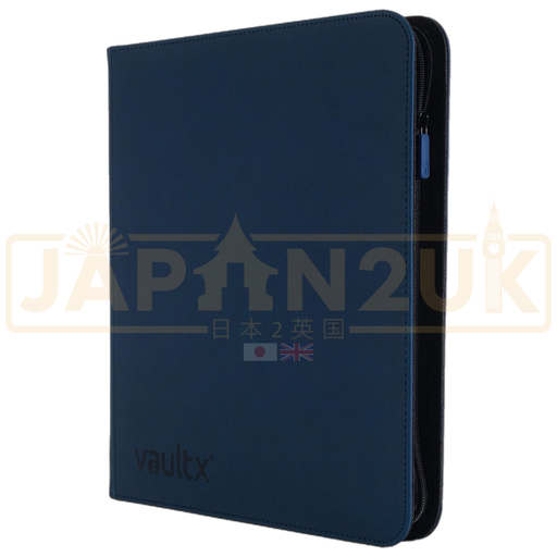 Vault X - 12-Pocket Exo-Tec XL - Zip Binder - Royal Blue Japan2UK Vault X - 12-Pocket Exo-Tec XL - Zip Binder - Royal Blue Japan2UK