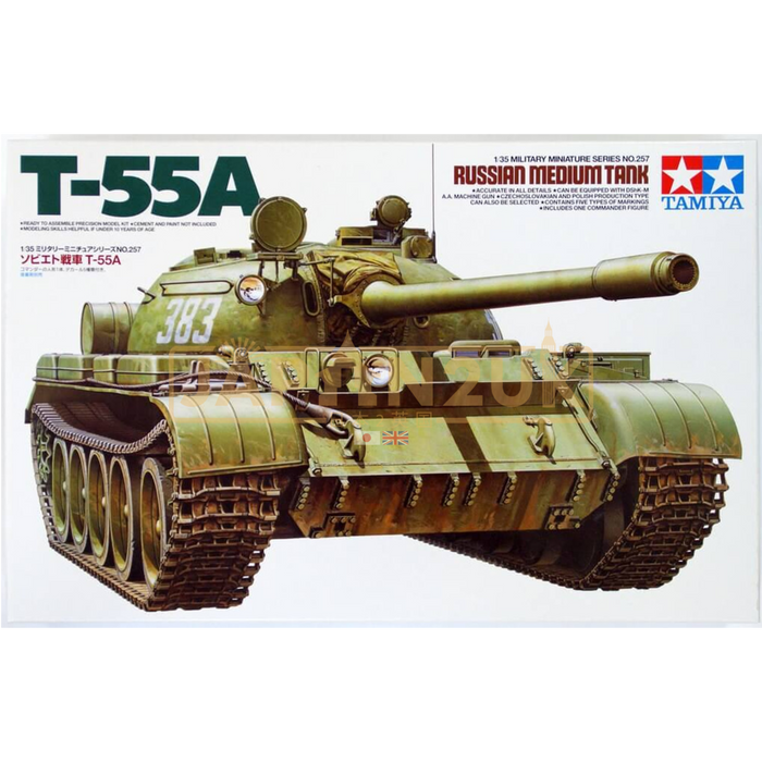 Tamiya Military - Soviet Tank T55 - 1/35 - Model Kit