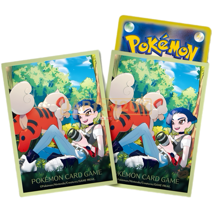 Pokemon Center Japan - Perrin and Hisuian Growlithe Card Sleeves Pack