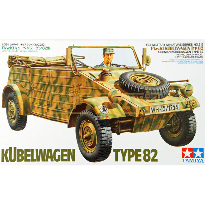 Tamiya Military - German Kubelwagen Type 82 - 1/35 - Model Kit