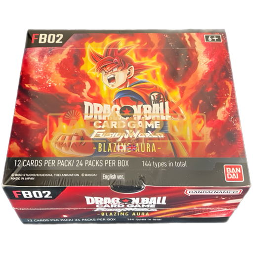 blazing aura booster box Dragon Ball Super Fusion World Blazing Aura FB02 English Booster Box — Japan2UK