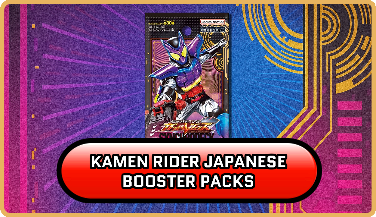 Kamen Rider Japanese Booster Packs
