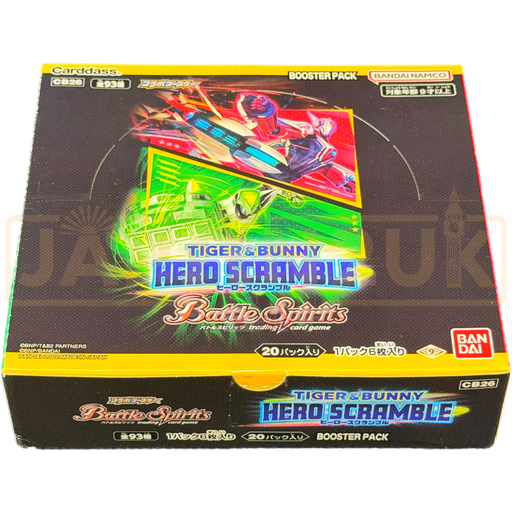 Battle Spirits Tiger & Bunny Hero Scramble CB26 Japanese Booster Box