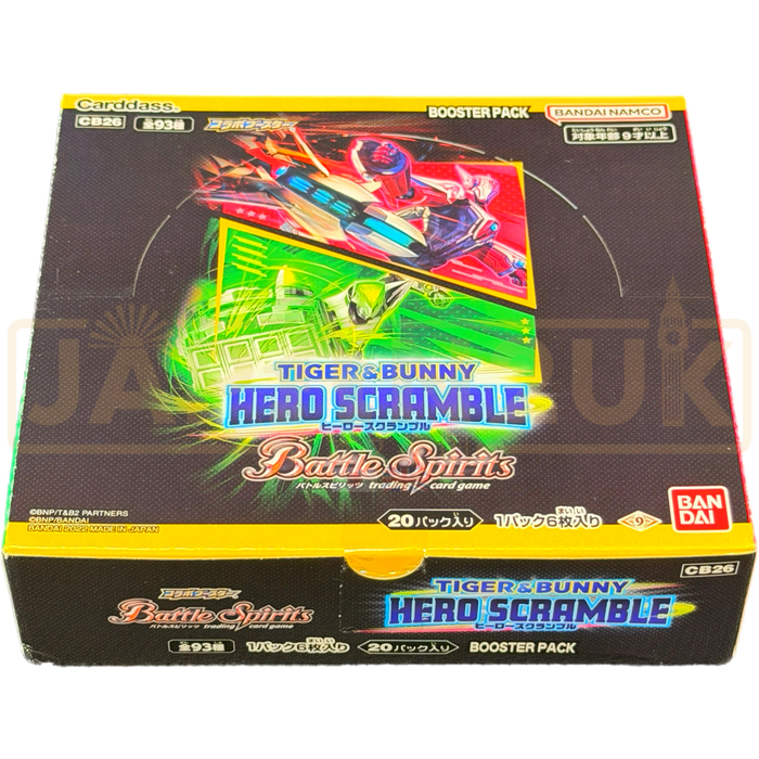Battle Spirits Tiger & Bunny Hero Scramble CB26 Japanese Booster Box