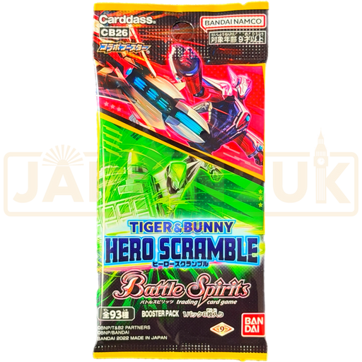 Battle Spirits Tiger & Bunny Hero Scramble CB26 Japanese Booster Pack