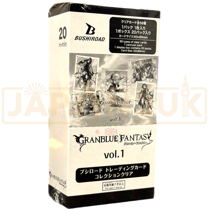 Bushiroad Clear Granblue Fantasy Vol. 1 Japanese Booster Box