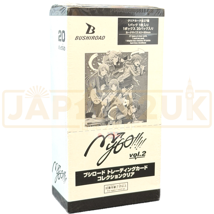 Bushiroad Trading Card Collection Clear BanG Dream! It's MyGO!!!!! Vol. 2 Japanese Booster Box