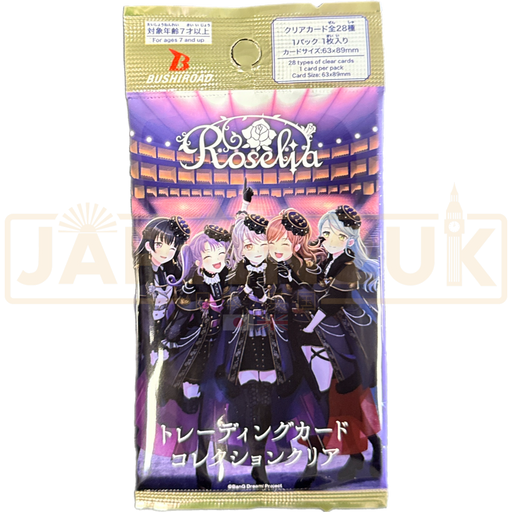 Bushiroad Trading Card Collection Clear Bang Dream! Roselia Japanese Booster Pack