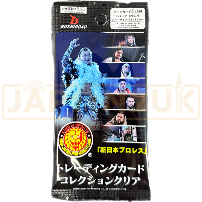 Bushiroad Trading Card Collection Clear New Japan Pro Wrestling Japanese Booster Pack