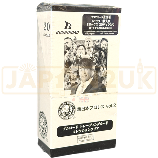 Bushiroad Trading Card Collection Clear New Japan Pro Wrestling Vol. 2 Japanese Booster Box