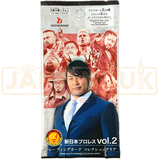 Bushiroad Trading Card Collection Clear New Japan Pro Wrestling Vol. 2 Japanese Booster Pack