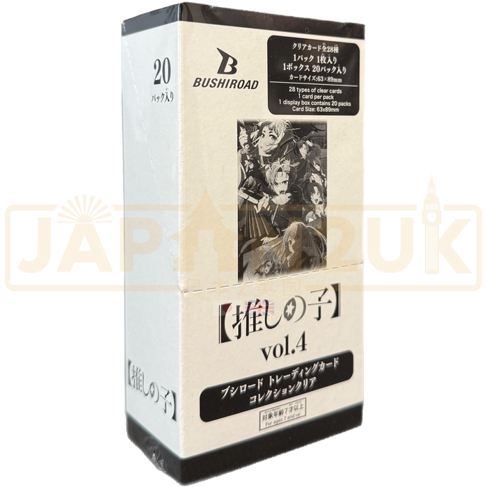 Bushiroad Trading Card Collection Clear Oshi no Ko Vol. 4 Japanese Booster Box