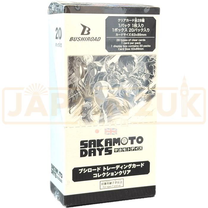 Bushiroad Trading Card Collection Clear Sakamoto Days Japanese Booster Box