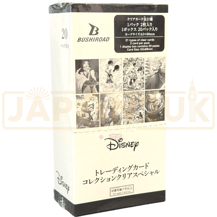 Bushiroad Trading Card Collection Clear Special Disney Characters Japanese Booster Box