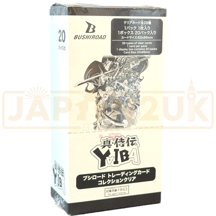 Bushiroad Trading Card Collection Clear Yaiba Samurai Legend Japanese Booster Box