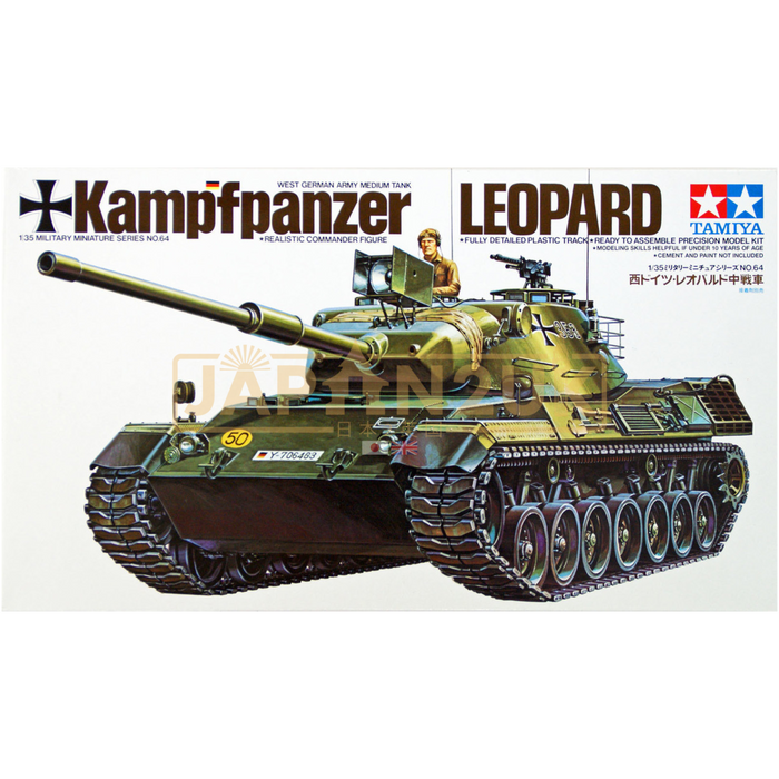 Tamiya Military - West German leopard Tank - 1/35 -  Model Kit