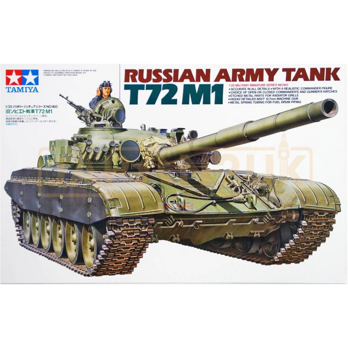 Tamiya Military - Russian Army tank T72M1 - 1/35 - Model Kit