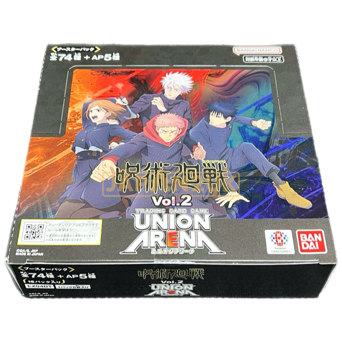 Union Arena Jujutsu Kaisen Vol 2 EX04BT Japanese Booster Box Japan2UK Union Arena Jujutsu Kaisen Vol 2 EX04BT Japanese Booster Box Japan2UK