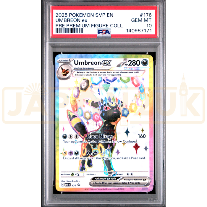 Pokemon Umbreon ex Holo Promo SVP EN 176 English Graded Card PSA 10 #140987171