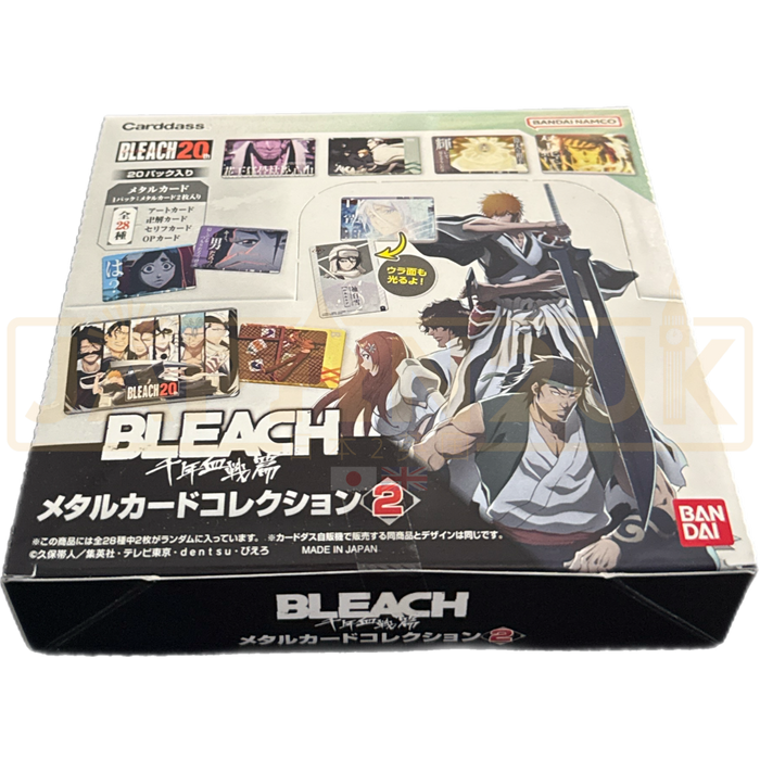 bleach vol 2 booster box BANDAI Metal Card Collection BLEACH Thousand-Year Blood War 2 Booster Box TCG, 1 Box