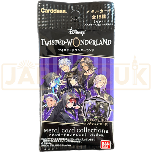 Carddass Disney Twisted Wonderland Metal Card Collection 2 Japanese Booster Pack