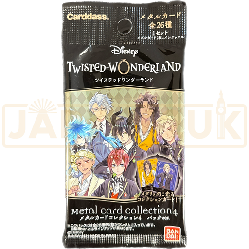 Carddass Disney Twisted Wonderland Metal Card Collection 4 Japanese Booster Pack