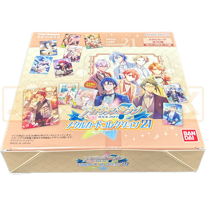 Carddass IDOLiSH7 Metal Card Collection 21 Japanese Booster Box