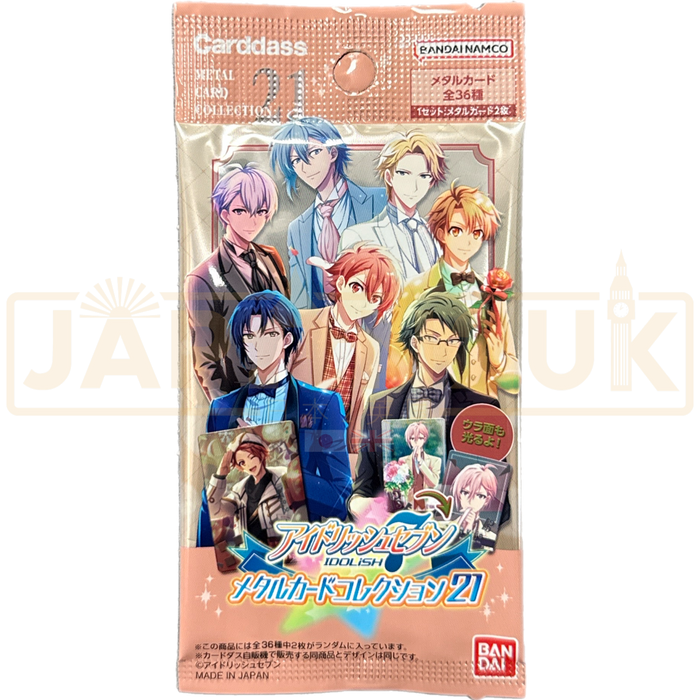 Carddass IDOLiSH7 Metal Card Collection 21 Japanese Booster Pack