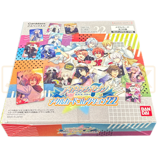 Carddass IDOLiSH7 Metal Card Collection 22 Japanese Booster Box