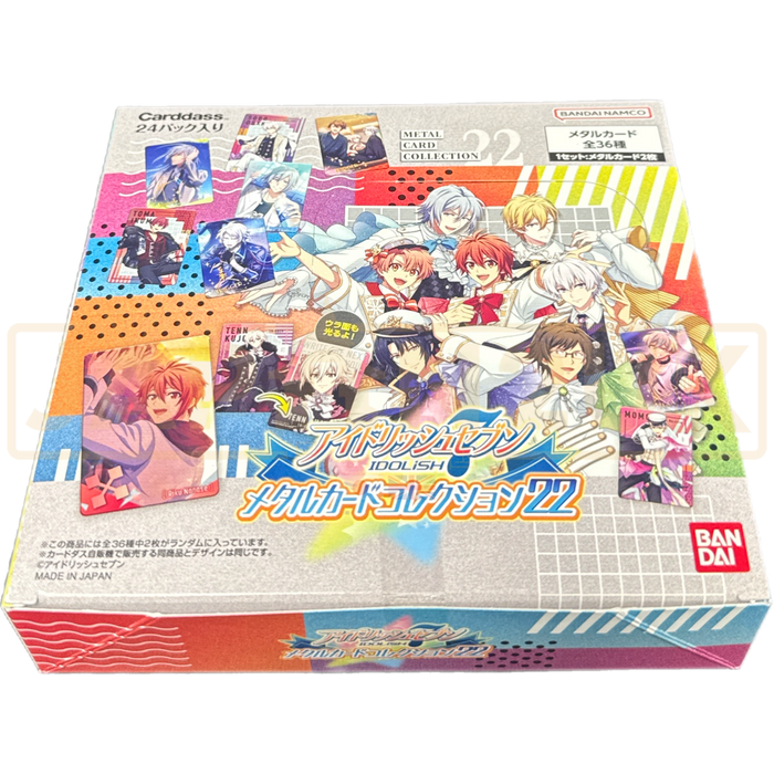 Carddass IDOLiSH7 Metal Card Collection 22 Japanese Booster Box