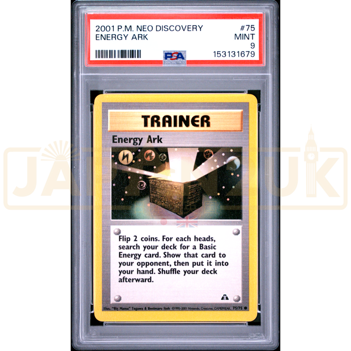 Pokemon Energy Ark Neo Discovery 75/75 English  Graded Card PSA 9 #153131679