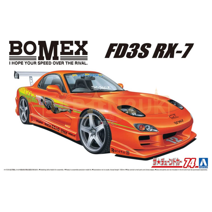 Aoshima -  Mazda RX-7 Bomex 1/24 - Model Kit