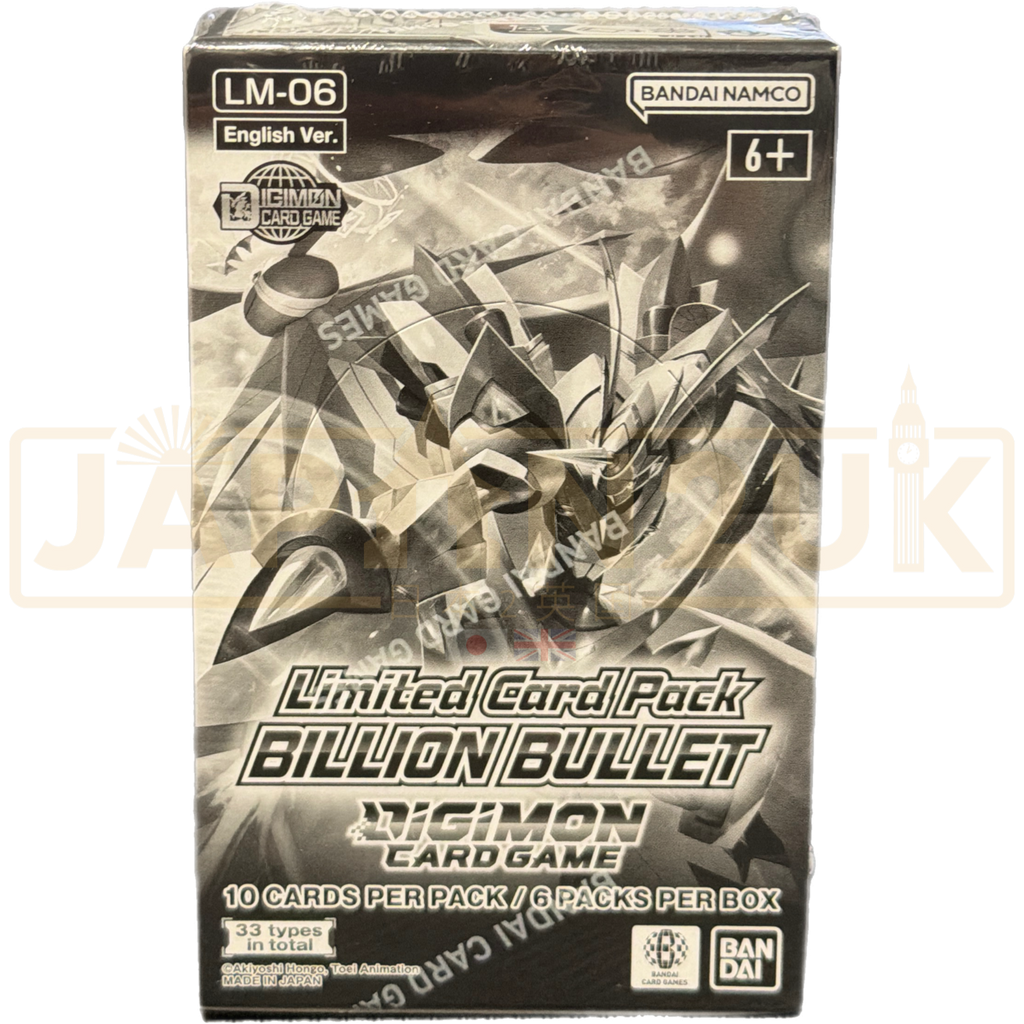 Digimon Billion Bullet LM-06 English Limited Card Booster Box — Japan2UK